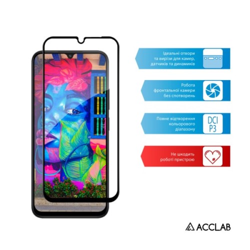 Скло захисне ACCLAB Full Glue ESD Xiaomi Redmi 15C Black (1283126625770)