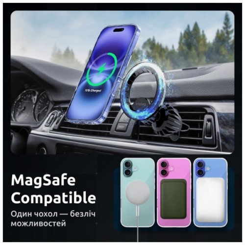 Чохол до мобільного телефона Intaleo CLEAR MagSafe Apple iPhone 16 Plus with Box (1283126609633)