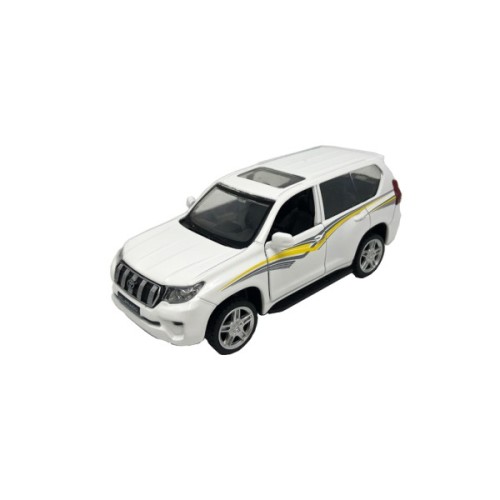 Масштабна модель автомобіля TechnoDrive Toyota Land Cruiser Біла (250277)