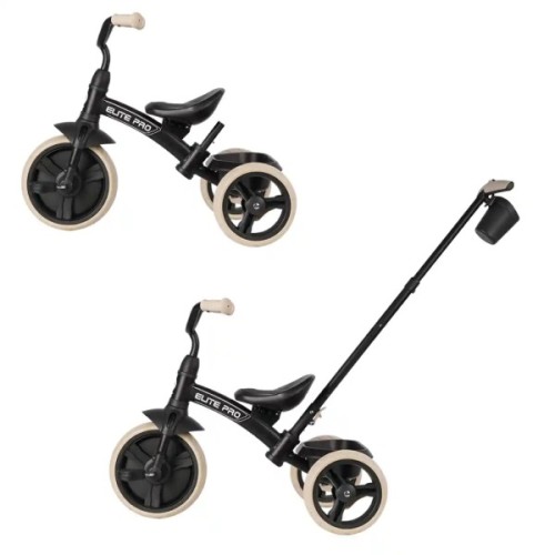 Дитячий велосипед QPlay Elite Pro триколісний Black (T10-BEliteProBlack)