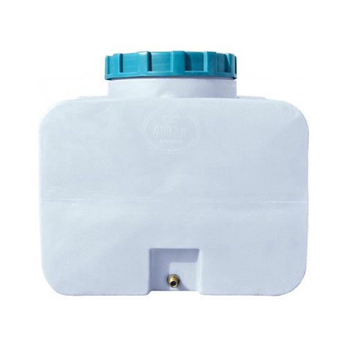 Ємність для води Пласт Бак квадратна харчова 400 л прямокутна біла (824)