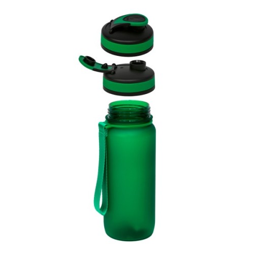 Пляшка для води Line Art Flores 650 мл зелений (60014218LA-04)