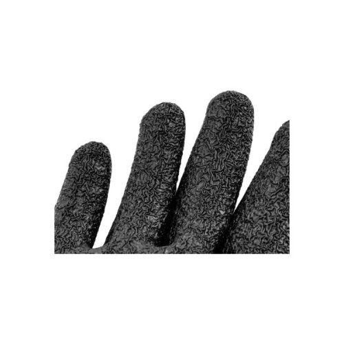 Захисні рукавиці Neo Tools латексне покриття, поліестер, р.8, помаранчево чорні (97-612-8)