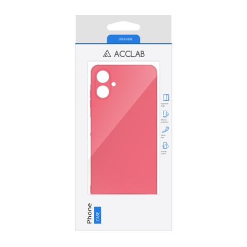 Чохол до мобільного телефона ACCLAB Silicone Samsung Galaxy A06 Pink (1283126601637)