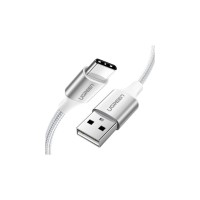 Дата кабель USB 2.0 AM to USB-C 3.0m 3.0A 18W US288 White Ugreen (60409)