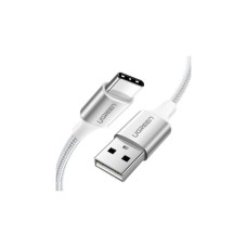 Дата кабель USB 2.0 AM to USB-C 3.0m 3.0A 18W US288 White Ugreen (60409)