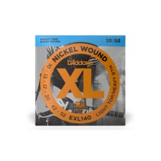 Струни для гітари D'Addario XL Nickel Wound Light Top / Heavy Bottom (10-52) (EXL140)