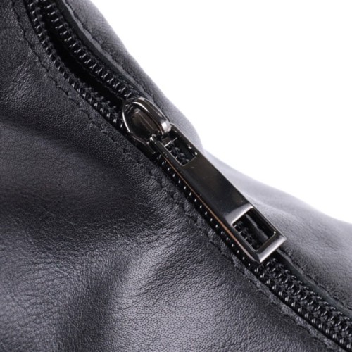 Сумка Shvigel На плече з натуральної шкіри Чорна (22828)