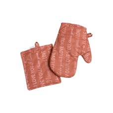 Кухонна прихватка MirSon Набір №7002 бязь прихватка 17х17 см + рукавичка-прихватка 27х17 см (2200006772699)