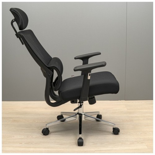 Офісне крісло Richman Вектор Про Хром М-2 Сітка Чорна (R00000053311)