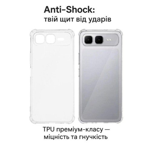Чохол до мобільного телефона BeCover Anti-Shock Infinix Smart 10 Plus (X6725B) Clear (713801)