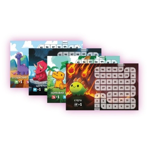 Настільна гра Geekach Games Малі веселі динозаври (Happy Little Dinosaurs) (укр.) (GKCH0284)