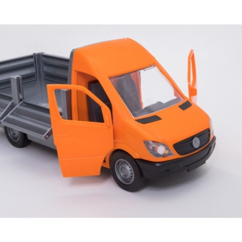 Спецтехніка Tigres Mercedes-Benz Sprinter бортовий з причіпом (помаранчевий) (39667)