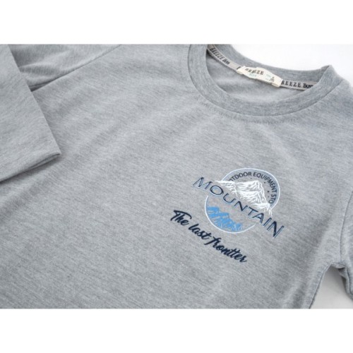 Кофта дитяча Breeze MOUNTAIN з довгим рукавом (22112-134B-gray)