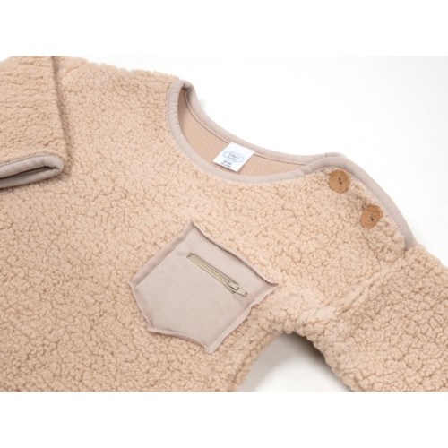 Спортивний костюм дитячий Tongs флісовий (4884-86B-beige)