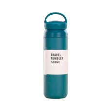 Термос Merlion Travel Tumbler 350 мл, подвійна кришка з ручкою, синій (SUS304-350Blue)