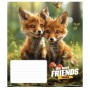 Зошит Школярик The best friends 12 аркушів коса лінія (012-3434C)