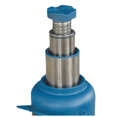 Домкрат GTM гідравлічний пляшковий 10т (210-520мм) двохштоковий (TH810001)