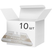 Лезо Stanley Carbide, трапецеподібні із закругленими кутами, 10 штук. (FMHT11012-2)