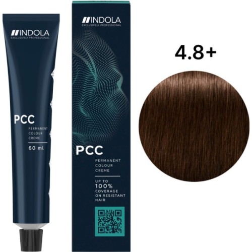 Фарба для волосся Indola Permanent Caring Color 4.8+ (4045787933901)