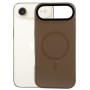 Чохол до мобільного телефона BeCover FIBRA ArcLine MagSafe Apple iPhone 17 Air Brown (715376)