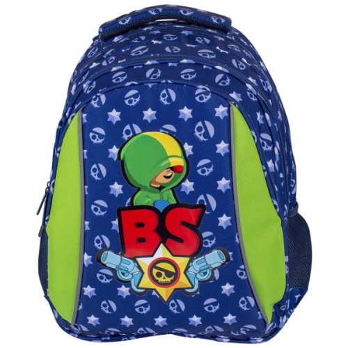 Рюкзак шкільний BS AB320 Leon 39х28х15 см синій (502021015)