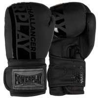 Боксерські рукавички PowerPlay 3086 Matt Challenger Чорні 10 унцій (PP_3086_10oz_Black)
