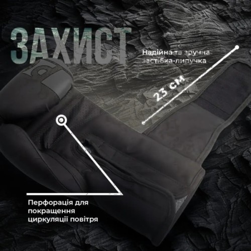 Боксерські рукавички PowerPlay 3086 Matt Challenger Чорні 10 унцій (PP_3086_10oz_Black)