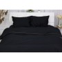 Постільна білизна MirSon Сатин Premium Corner Black Pearl 2х160х220 (2200001717640)