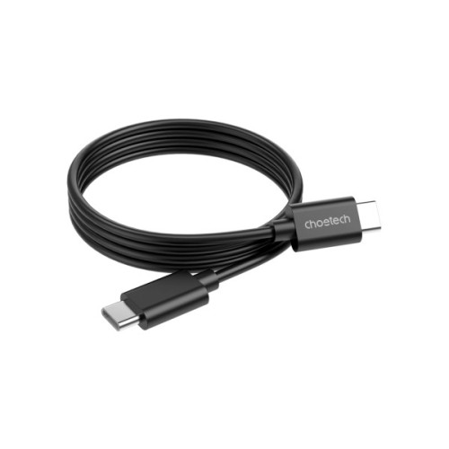 Дата кабель USB-C to USB-C 1.0m 3A black Choetech (CC0002-V2)