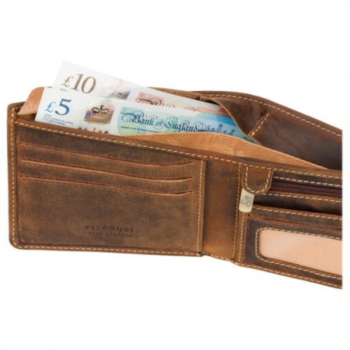 Гаманець Visconti VSL33 TAP-N-GO з RFID Oil Tan (VSL33 OIL TAN)