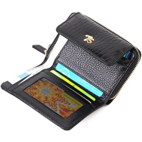 Гаманець Tony Bellucci З натуральної шкіри Чорний (22014)