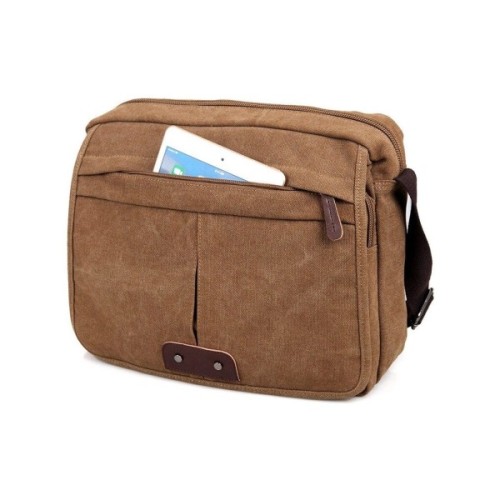 Сумка Vintage Текстильна Коричнева (14445)