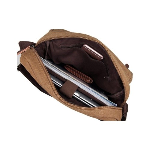 Сумка Vintage Текстильна Коричнева (14445)