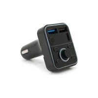 FM модулятор Voltronic D1, підсвітка 7 кольорів, 1.5-3.1A, USB, TF (FM-D1-7Col)