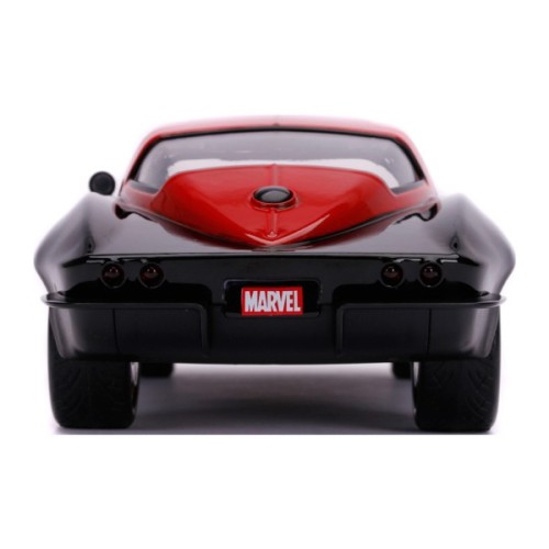Машина Jada металева Марвел Месники Chevrolet Corvette (1966) + фігурка Чорної вдови 1:24 (253225014)