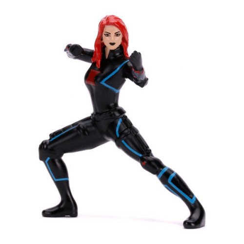 Машина Jada металева Марвел Месники Chevrolet Corvette (1966) + фігурка Чорної вдови 1:24 (253225014)