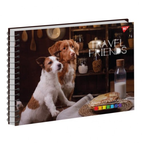 Альбом для малювання Yes А4 30 Спіраль Travel friends (130571)