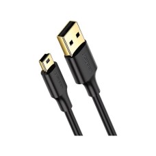 Дата кабель USB 2.0 AM to Mini 5P 3.0m 2A PVC black Ugreen (UGR-10386)