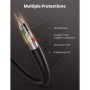 Дата кабель USB 2.0 AM to Mini 5P 3.0m 2A PVC black Ugreen (UGR-10386)