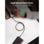 Дата кабель USB 2.0 AM to Mini 5P 3.0m 2A PVC black Ugreen (UGR-10386)