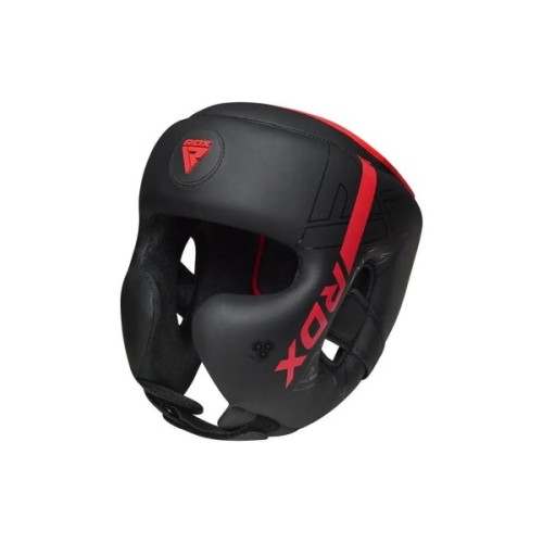Боксерський шолом RDX F6 KARA Matte Red XL (HGR-F6MR-XL)