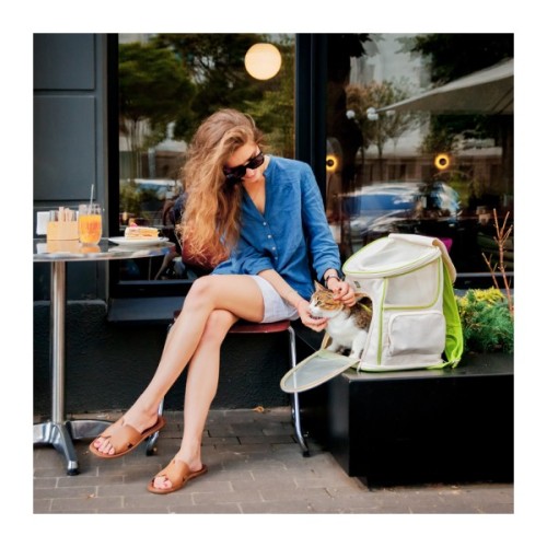 Переноска для тварин WAUDOG Relax Eco 40х40х26 см для котів та дрібних порід собак до 8 кг (9985)