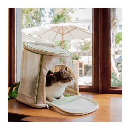 Переноска для тварин WAUDOG Relax Eco 40х40х26 см для котів та дрібних порід собак до 8 кг (9985)