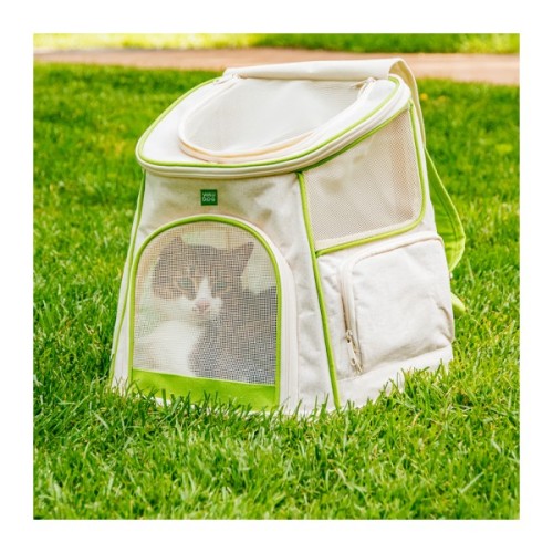 Переноска для тварин WAUDOG Relax Eco 40х40х26 см для котів та дрібних порід собак до 8 кг (9985)