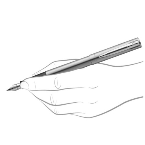 Ручка пір'яна Waterman ALLURE Chrome CT  FP F (13 314)