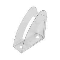 Лоток для паперів Economix вертикальний Райдуга, пластик прозорий (E31904-00)