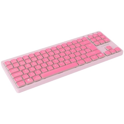 Клавіатура Canyon OnType 10 TKL Mechanical Silent Low-profile USB UA Pink (CNS-HKB10P)