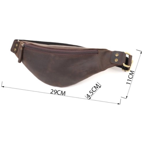 Сумка Shvigel З натуральної шкіри Коричнева (23130)