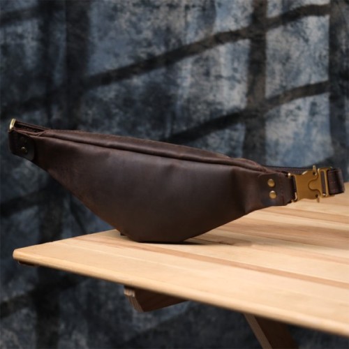 Сумка Shvigel З натуральної шкіри Коричнева (23130)